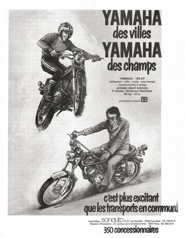 Yamaha des Villes, Yamaha des Champs (1974)